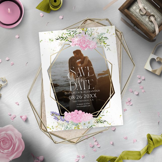 Cartão Postal Casamento De Foto De Primavera De Flor Selvagem Sa (Criador carregado)