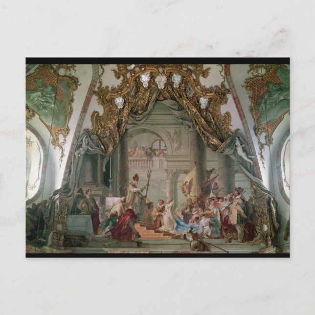 Cartão Postal Casamento de Frederick I Barbarossa (Frente)