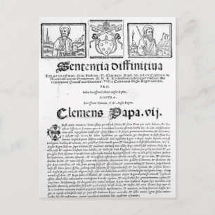 Cartão Postal Casamento de Henrique VIII e Catarina de Aragão