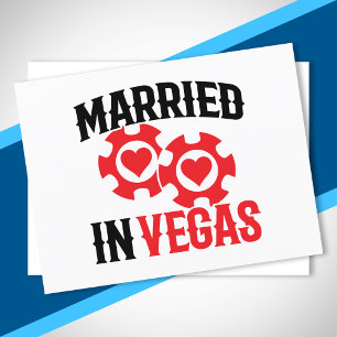Cartão Postal Casamento De Las Vegas - Casal - Casado Em Vegas