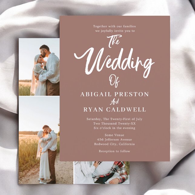 Cartão Postal Casamento de Orçamento de Caligrafia em Bruxelas (Criador carregado)