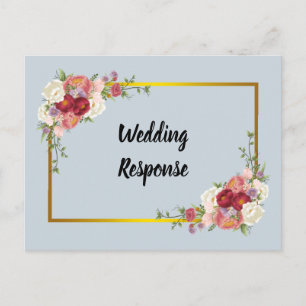 Cartão Postal Casamento de Pêssego com Enxovelamento de Cinzas D