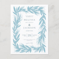 Casamento de Wreath Moderno de inverno