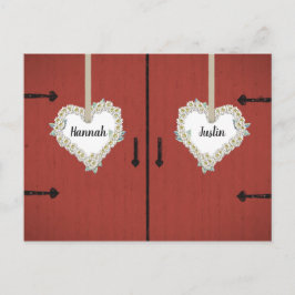 Cartão Postal Casamento do País das Trevas Vermelhas Salva a Dat