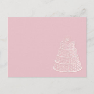 Cartão Postal casamento elegante
