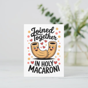 Cartão Postal Casamento Engraçado União Noivado