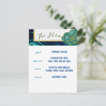 Casamento Floral de Ágata Azul Turquesa