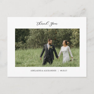 Cartão Postal Casamento Fotográfico com Roteiro Moderno