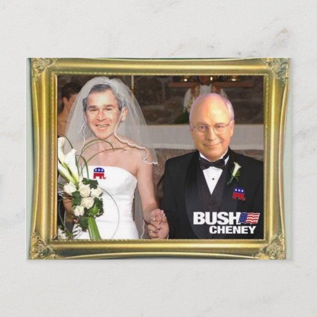 Cartão Postal Casamento_Gay_Bush (Frente)