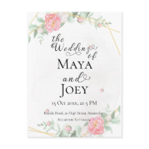 Casamento Geométrico da Rosa Romântica