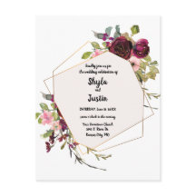 Casamento Geométrico Floral