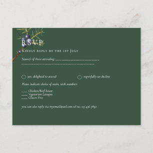 Cartão Postal Casamento Juniper Green