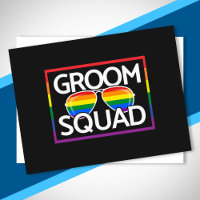 Casamento LGBTQ Orgulho Gay Correspondência Esquad
