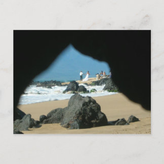 Cartão Postal Casamento No Paraíso