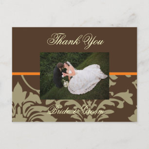 Cartão Postal Casamento Obrigado Cartazes Fotográficos,