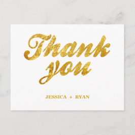 Cartão Postal casamento ouro