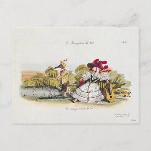Cartão Postal Casamento pelo Livro