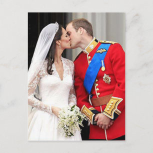 Cartão Postal Casamento Real