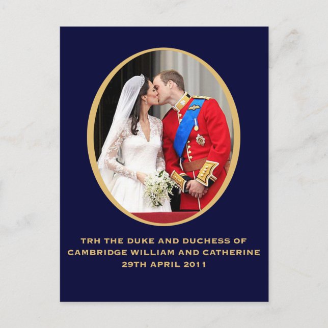 Cartão Postal Casamento Real (Frente)