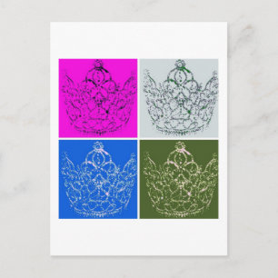 Cartão Postal Casamento Real/Coroa