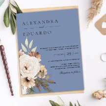 Casamento Rustic Dusty Blue e Boho Wildflower