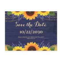 Casamento Rústico de Madeira Marinho Girassol Salv