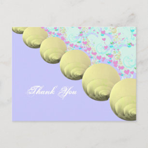 Cartão Postal Casamento SeaShells Beach - Personalizado