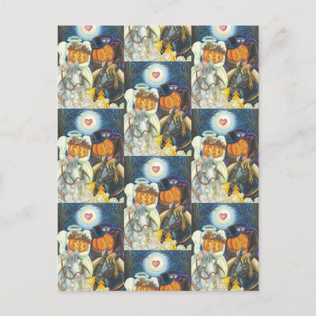 CARTÃO POSTAL CASAMENTO SONHO, CAVALO HORSÊMICO SEM CABEÇA (Frente)