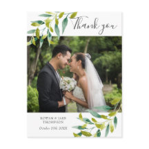 Casamento Verde Country Foto Obrigado