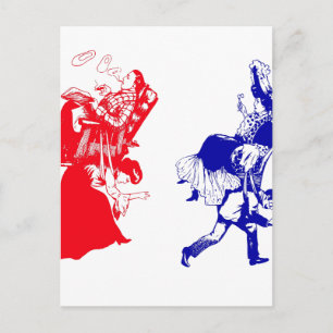 Cartão Postal casamento vitorioso engraçado