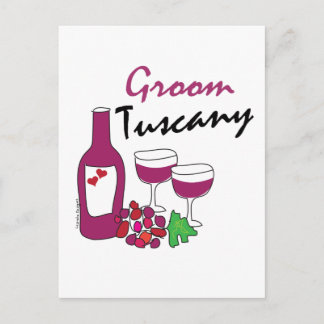 Cartão Postal Casamentos da Toscana, Groom