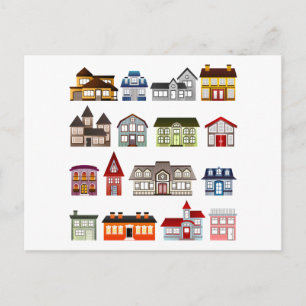 Cartão Postal casas-157869 casas lares arquitetura edifícios
