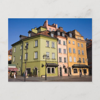 Cartão Postal Casas da Cidade Velha em Varsóvia