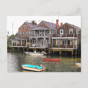 Cartão Postal Casas de Cais - VISUAL RETRÔ