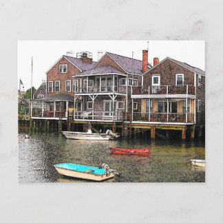 Cartão Postal Casas de Cais - VISUAL RETRÔ