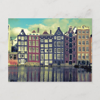 Cartão Postal Casas de colheita da Holanda