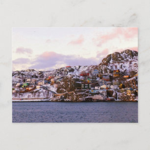 Cartão Postal Casas De Jelly Bean Pintadas Por Sunset