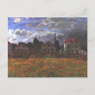 Cartão Postal Casas Na Argentina - Claude Monet - 1873