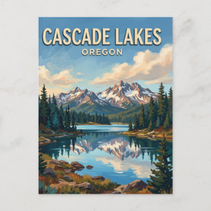 Cartão Postal Cascade Lakes Scenic Byway Oregon