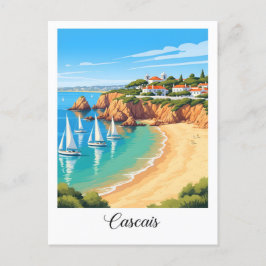 Cartão Postal Cascais, Portugal - Cidade Costeira