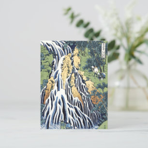 Cartão Postal Cascata de Kirifuri perto da montanha Housai de Ku