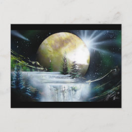 Cartão Postal Cascata espacial