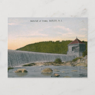 Cartão Postal Cascata, Mordomo, NJ Vintage