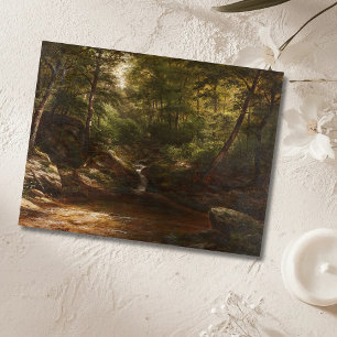 Cartão Postal Cascata na Floresta - George Hetzel