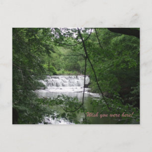 Cartão Postal Cascata natural