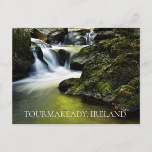 Cartão Postal Cascatas de Tourmakeady Irlanda
