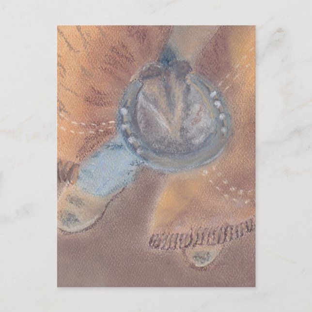 Cartão Postal Casco e botas (Frente)