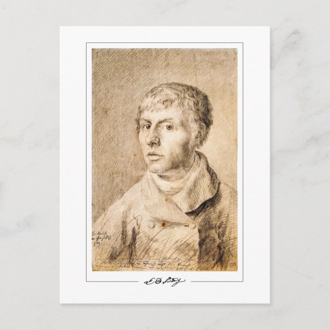 Cartão Postal Caspar David Friedrich #113 - Cartão-postal de art (Frente)