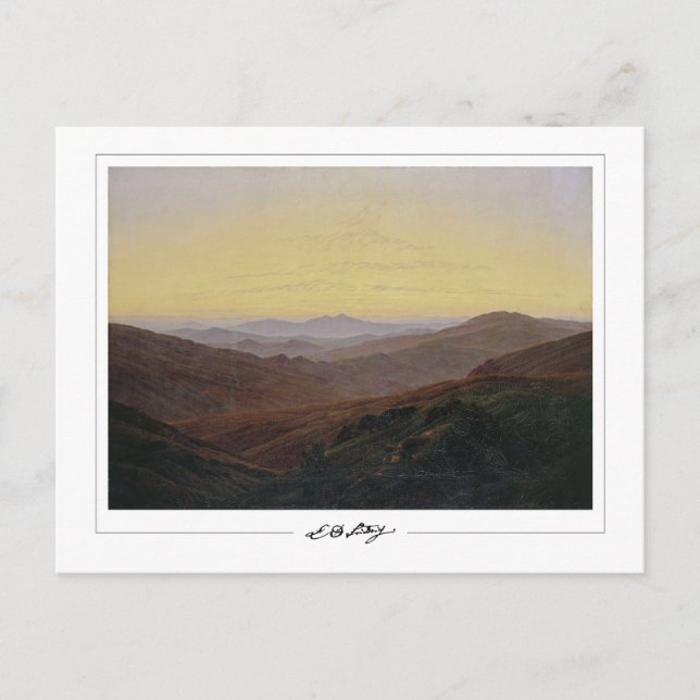 Cartão Postal Caspar David Friedrich #120 - Cartão-postal de art (Frente)