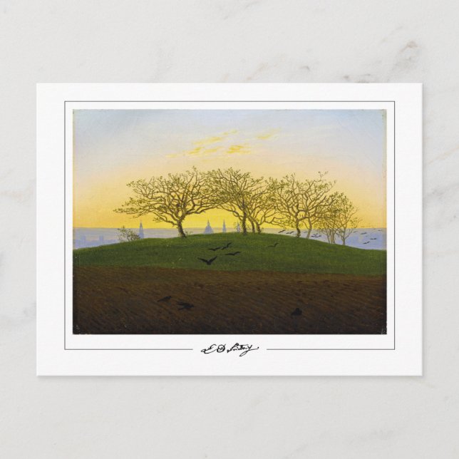 Cartão Postal Caspar David Friedrich #137 - Cartão-postal de art (Frente)